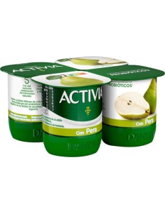 DANONE ACTIV. CON PERA PK-4