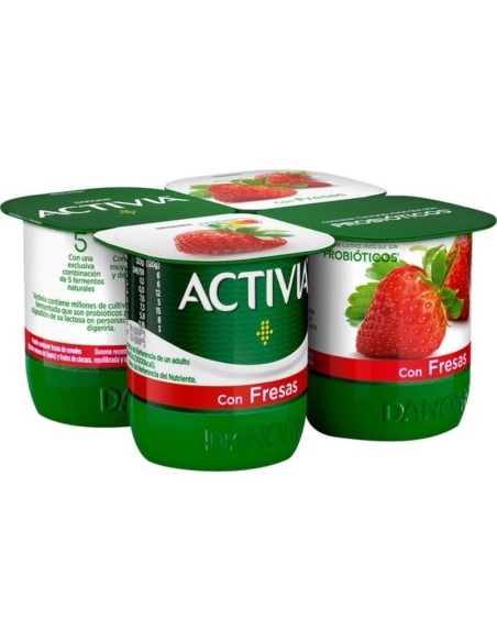 DANONE ACTIV. CON FRESA PK-4