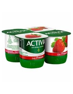DANONE ACTIV. CON FRESA PK-4 2