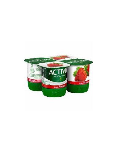 DANONE ACTIV. CON FRESA PK-4