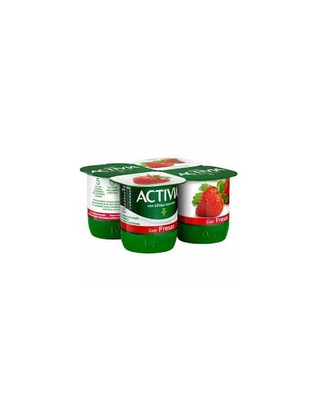 DANONE ACTIV. CON FRESA PK-4
