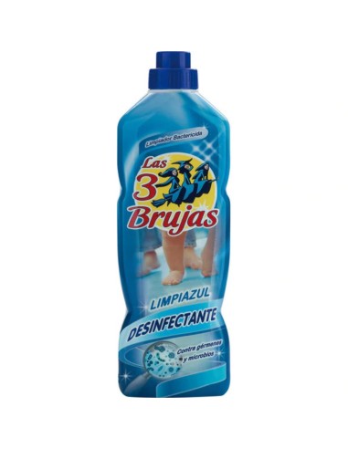 LIMPIADOR LIMPIAZUL 3 BRUJAS ANTIBC 1 LT