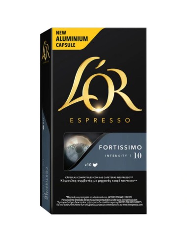 CAFE L`OR CAPSULAS FORTISSIMO 10 UND 52