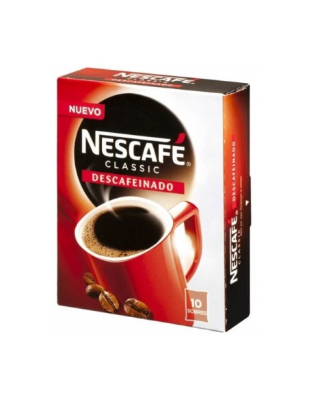 CAFE SBLE. NESCAFE DESCAF. SOBRES PK.10