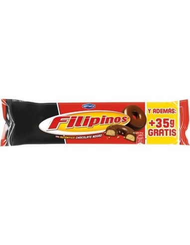 GLLTAS. FILIPINOS CHCTE. NEGRO 93 GRS.