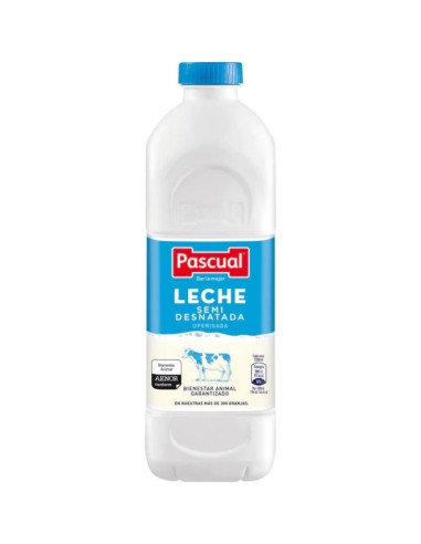 LECHE PASCUAL BOTELLA SEMIDESNAT. 1.5 LT
