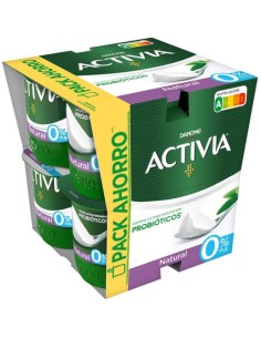 DANONE ACTIVIA DESNATADO NATURAL X 8****