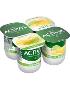 DANONE ACTIVIA CREM LIMA LIMON X4