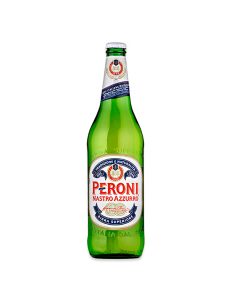 CERVEZA PERONI NASTRO AZZURRO ITALIANA BOTELLA 33 CL.