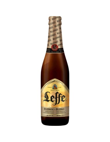 CERVEZA LEFFE BLONDE BELGA BOTELLA 33...