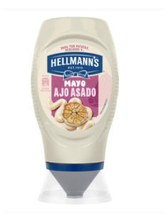 MAYONESA HELLMANN'S AJO BOCABAJO 250 ML
