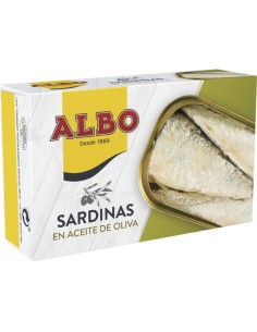 SARDINAS ALBO ACEITE OLIVA 125 GRA