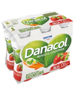 DANONE DANACOL LIQUIDO FRESA PK-6