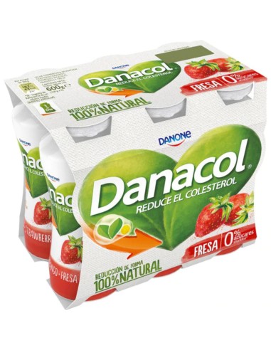 DANONE DANACOL LIQUIDO FRESA PK-6