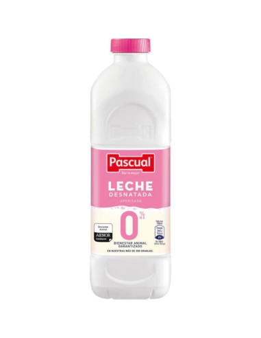 LECHE PASCUAL BOTELLA  DESNATADA 1.5 LT